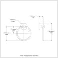 thumbnail image 2 of Prestige Skyline Collection Towel Ring in Brushed Bronze, 2 of 2