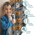 thumbnail image 3 of Blackout Kids Curtains,Halloween Ghost Pumpkin Pattern Childrens Insulated Curtains Set Of 2,Bedroom Essentials,Toddler Room Decor 52"x63", 3 of 5