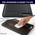 thumbnail image 5 of Ozark Trail Seasoned Cast Iron Reversible Grill/Griddle, 5 of 10