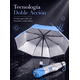thumbnail image 4 of Paraguas Azul Cielo Compacto Reforzado 110 Cm Plegable Portátil, 4 of 6
