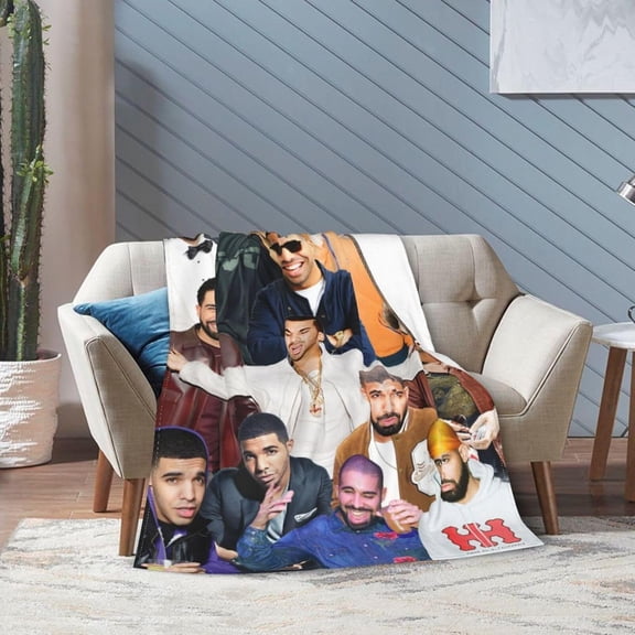 Blanket Aubrey Drake Graham Ultra-Soft Micro Fleece Blankets Throw Blankets Carpet Gift for Home Decoration,Decor Sofa,Office,Dormitory Bed car Camp Couch All Seasons