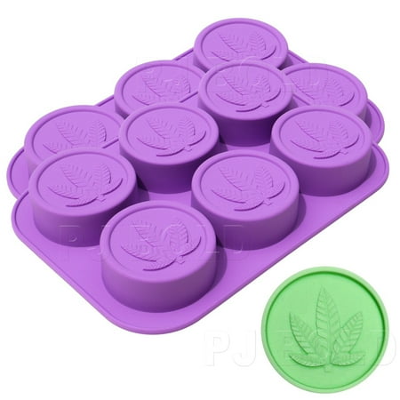 mold soap silicone leaf cannabis marijuana weed cavities tray pack hemp molds pot candy