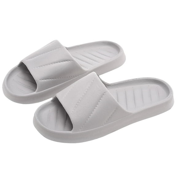 Pillow Slippers for Women and Men, Home Wear Cloud Slides Shower Sandals, Cushioned Lightweight Soft Sole Quick Dry House Shoes
