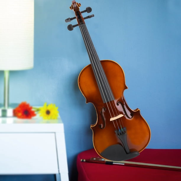 Violín Para Principiantes, Violín Retro De Arce, Kit De Violín De Tamaño Completo Con Caja De Resina De Cuerda Para Principiantes, Adultos, Estudiantes