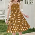 thumbnail image 5 of Piuwrlz Summer Dresses for Girls Casual Play Dresses Pleated Skirts Yellow Size 4 Years, 5 of 8