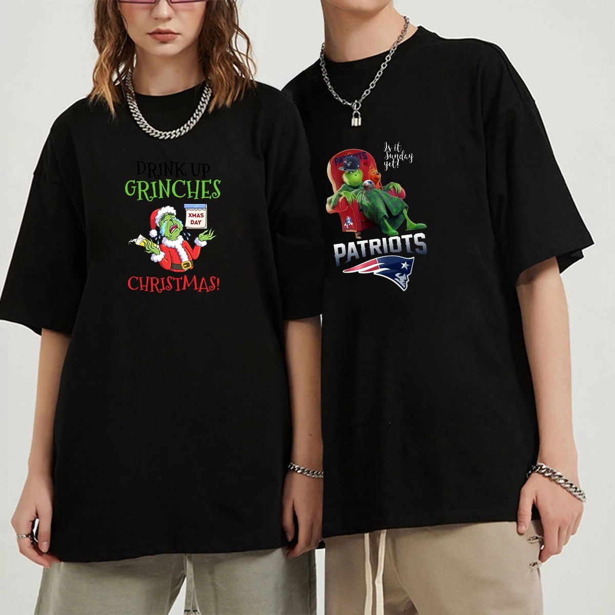 Grinch couple shirts Clearance