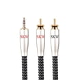 thumbnail image 1 of SKW High end WG Series 3.5MM to 2RCA Audio Stereo Cable 5ft/1.5M, 1 of 5
