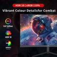 thumbnail image 4 of Monitor KTC de 24 pulgadas, 1500R, curvo, 165 Hz, 1 ms, FHD, 1080p VA, 4 of 9