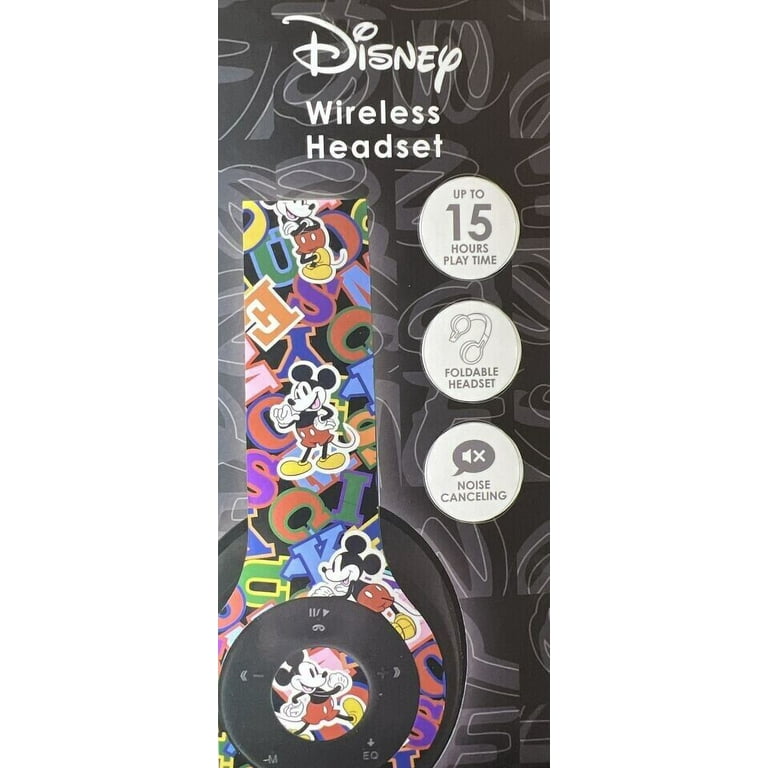 Disney's Mickey Mouse Bluetooth Wireless Headphones with Disney's Mickey Mouse Bluetooth Wireless Headphones with