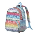 thumbnail image 2 of Boho Bohemia Geometric Line Art Backpack Backpack for School,Cute School Bag,Schoolbag with Adjustable Shoulder Straps & Padded Back,13.8"x11.4"x6", 2 of 6