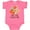 Hot Pink, variant on Inktastic My Tia Loves Me Fox Niece Nephew Boys or Girls Baby Bodysuit