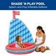 thumbnail image 5 of Aqua Shade N' Play Sailboat Pool | Inflatable Kids Pool, 5 of 7