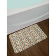 thumbnail image 2 of Alphabet Bath Mat, Illustration of Colorful Animals and Their Initials Learning for, Plush Bathroom Decor Mat with Non Slip Backing, 29.5" X 17.5", Multicolor, by Ambesonne, 2 of 2