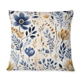 thumbnail image 3 of Designart "Moroccan Botanical Wonder II" Floral Printed Throw Pillow, 3 of 5