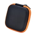 thumbnail image 1 of yingyy Earphone Container for Zipper Space Saving Lightweight Storage Bag Scratchproof Carry Packet Cables Cord Travel Gift Orange, 1 of 6