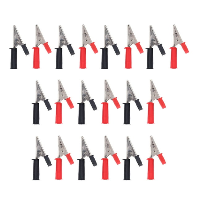 Test Crocodile Clips,10 Set Crocodile Clip Insulated Crocodile Clips Electrical Crocodile Clips Exceptional Value