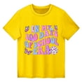 thumbnail image 4 of Youmylove T-Shirts For Teen Kids Girls Child Short Sleeve Printed T-Shirt Trendy Baby Tee Tops Cute Dailywear, 4 of 4
