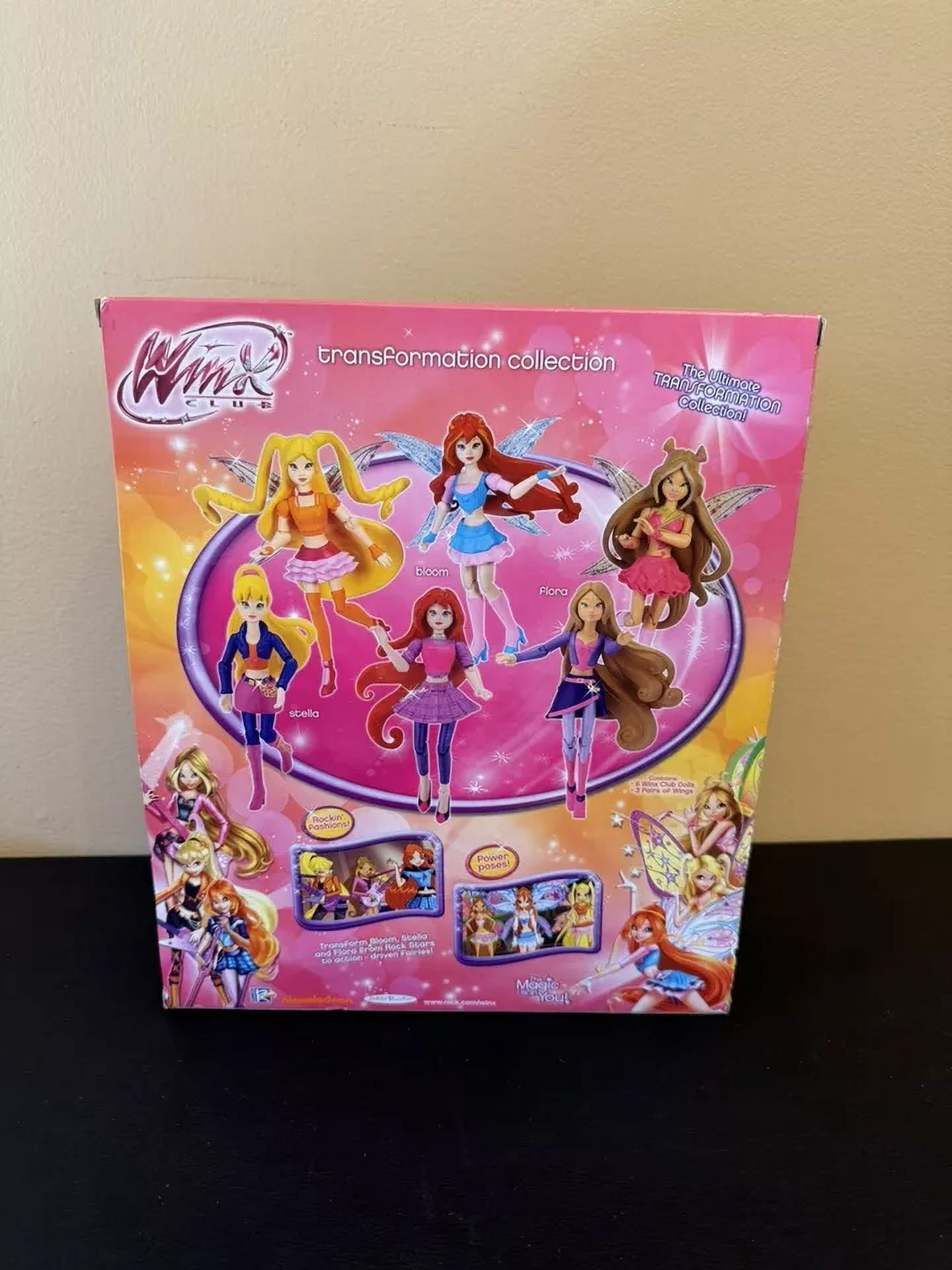 2012 Winx Club Jakks Pacific Transformation Collection Doll Set