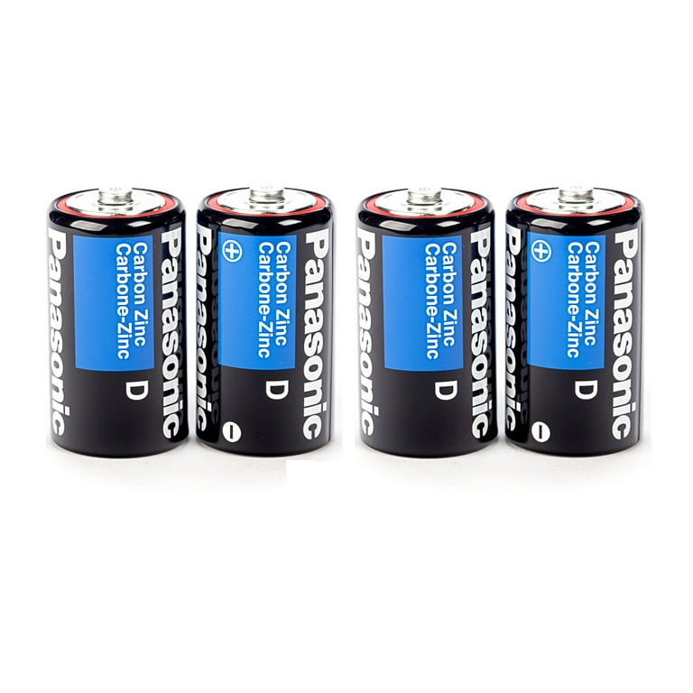 4 X Panasonic D Batteries Super Heavy Duty Carbon Zinc 4 X Panasonic D Batteries Super Heavy Duty Carbon Zinc