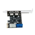 thumbnail image 4 of crativent PCI-E to USB 3.0 Expansion Card 5Gbps Speed Hub Home Computer Adapter Supplies Replacement for Windows XP 32/64 1Set, 4 of 6