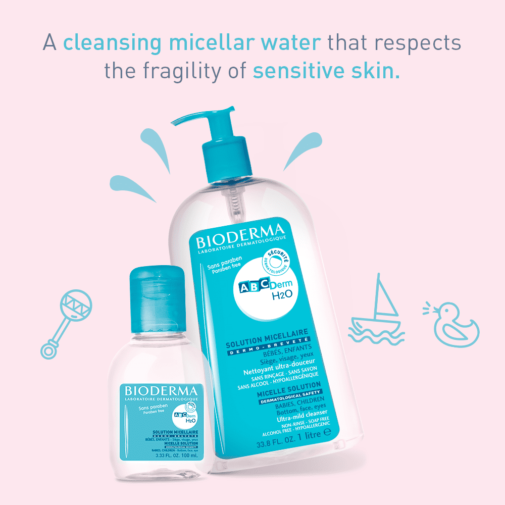 bioderma abcderm h2o micellar water