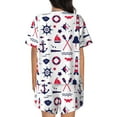 thumbnail image 3 of Xecao Sailing Marine Travel print Swimsuit for women, Summer-ready, sporty style.Quick-dry fabric. Many sizes & colors., 3 of 9