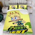 thumbnail image 4 of Johnny Test Conjunto de sábanas temático, trío de piezas, cómodo y amigable con la piel, diseño único, regalo de decoración para el hogar para familiares, amigos y fans,135cm *200cm, 4 of 6