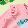 thumbnail image 3 of GYRATEDREAM Toddler Girls Swimsuit Rashguard Set Summer Beach Breathable Tankini with UPF 50+ Sun Protection 1-6T, 3 of 7