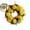 Yellow, variant on Artificial Rose Wreath - 13.7 Inch Front Door Wreath with Hydrangea Leaves for Spring, Valentine's, Mother's Day, Wedding & Home Decor