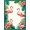Pink Green, Pattern 8, variant on ODIKA 8'x10' Washable Area Rug Flamingo Tropical Welcome Motif With Boho Floral And Botanical Accents for Dining Room, Large Office, Lounge, Non-Slip Chair-Friendly Mat