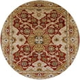thumbnail image 1 of Ahgly Company Indoor Round Mid-Century Modern Brown Sand Brown Oriental Area Rugs, 7' Round, 1 of 6