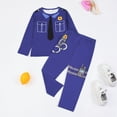 thumbnail image 2 of WIBACKER Toddler Little Boys Pajamas Cozy Long Sleeves & Pants 2-Piece PJ Set Kid Sleepwear Size 3-8 Years, 2 of 11