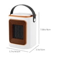 thumbnail image 3 of TIMIFIS Warm Air Blower Warm Blower High Power Heater Small Ceramic Household Intelligent Electric Heater Desktop Office Apartment Essentials, 3 of 7