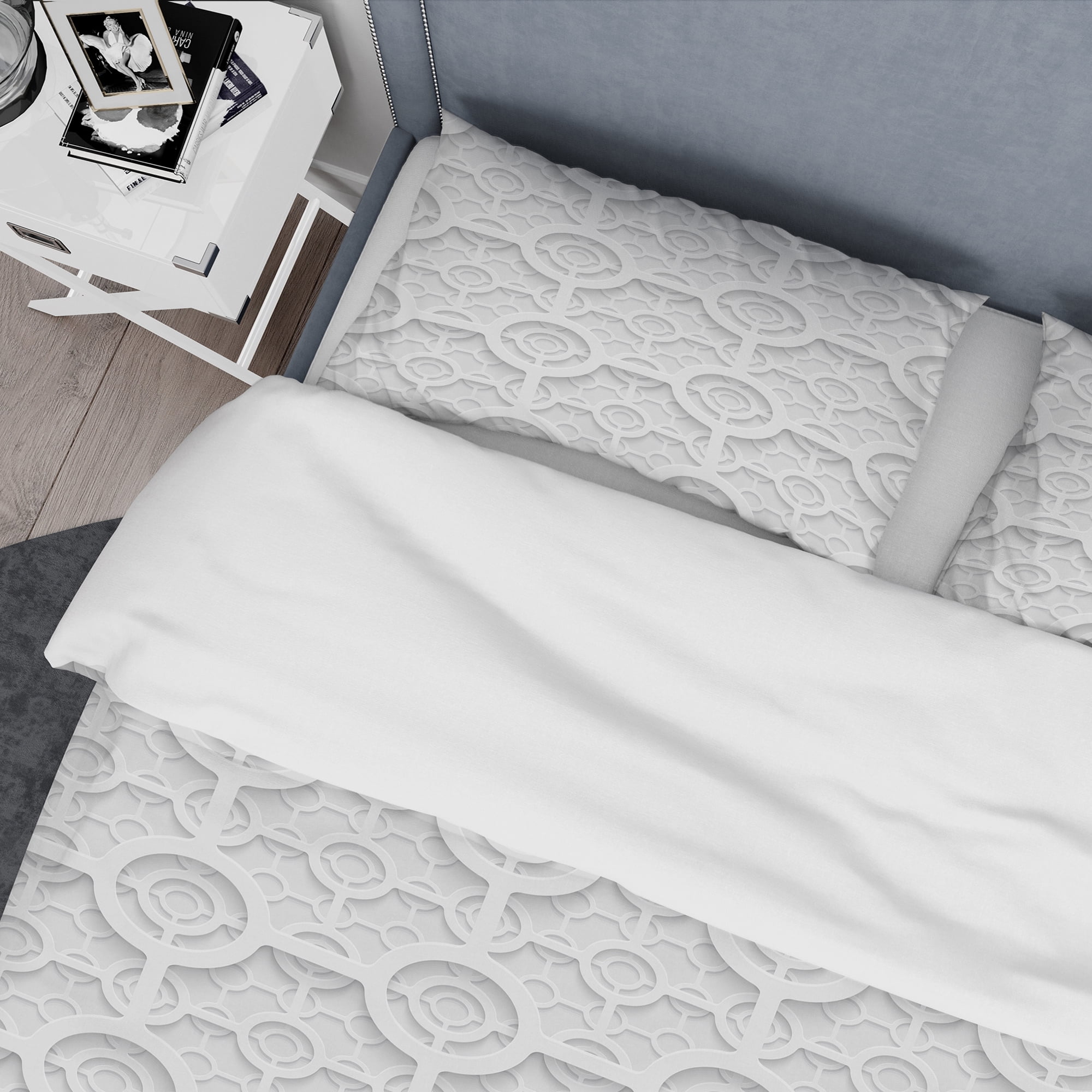 Designart 'Geometric Pattern' Scandinavian Duvet Cover Set