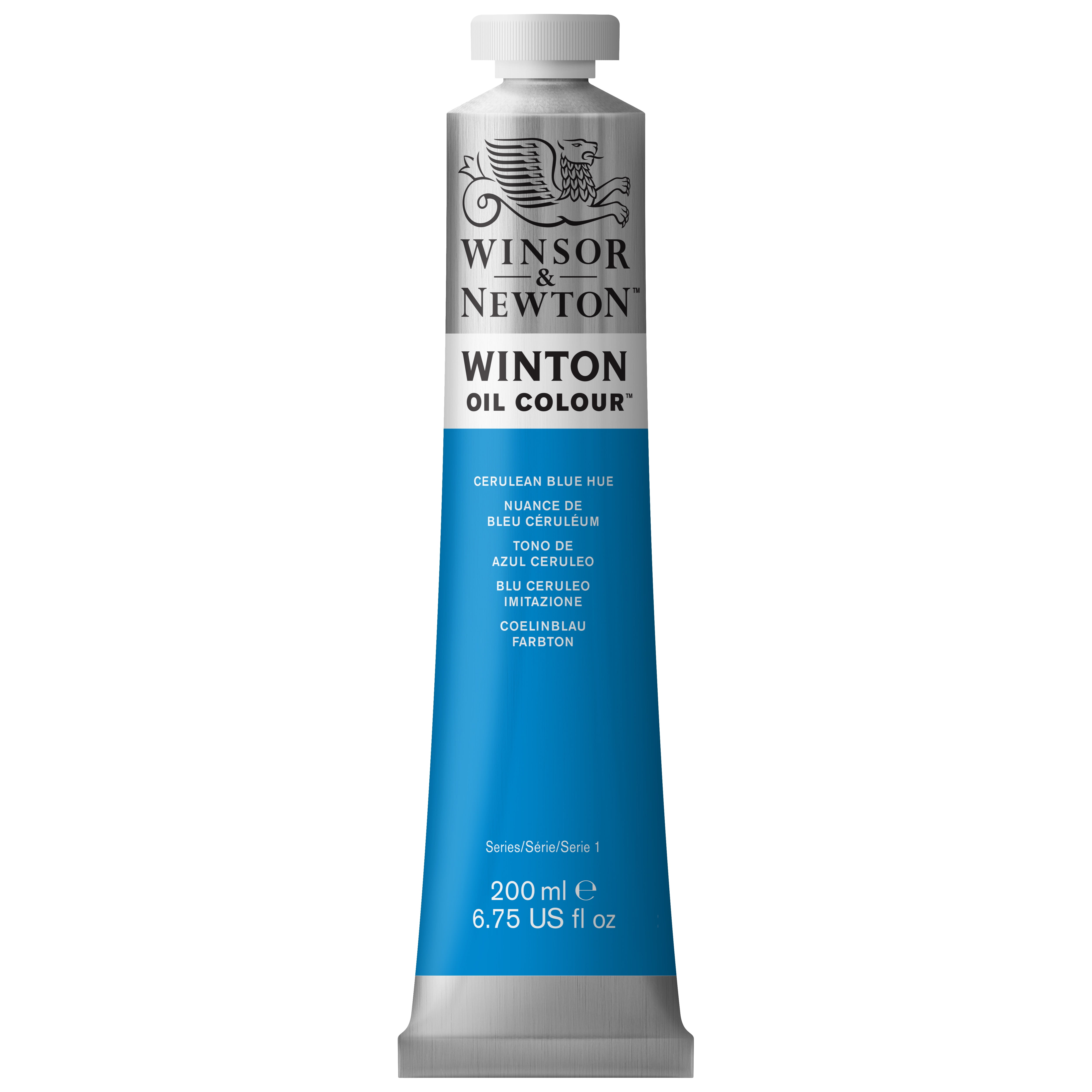 Winsor & Newton Winton Oil Color, 200ml, Cerulean Blue Hue