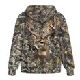 thumbnail image 5 of Uorisanigo Camo Hunting Deer Womens Oversized Hoodies Sweatshirts Slight Stretch Womens Loose Zipper Sweatshirt Comfortable Fashion Oversized Tops Clothes Size S, 5 of 7