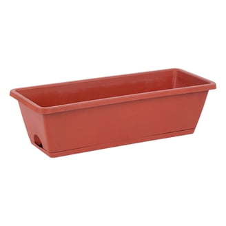 Ecobo 31.5'' Wide Eco-Friendly Rectangular Planter Box - Capri Indoor/Outdoor  Planter for Flowers & Plants - Contemporary All-Weather Design  Beige -  Walmart.com