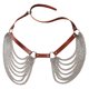 thumbnail image 1 of Cadena de cintura Punk para mujer, cinturón de cuero en capas, cadenas para el cuerpo, accesorios de joyería para el cuerpo Rave, 1 of 5