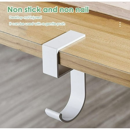 

Hooks Bag Holder Hooks No Drill Clip Purse Table Hook | Metal Headphone Hook Clamps | Heavy Duty Metal Purse Hook For Table | Multifunctional Practical Aluminum Alloy Under Desk Shelf Deals