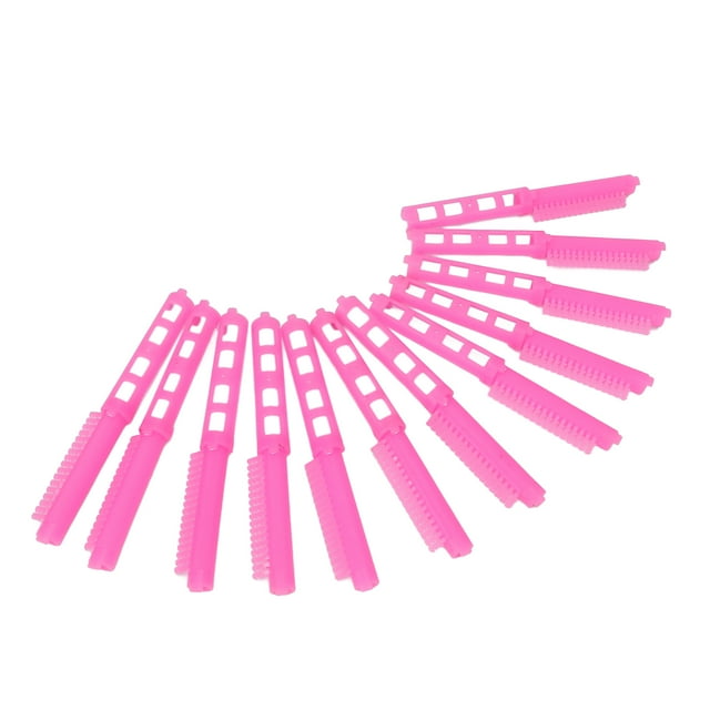 Varillas Para Permanente De Cabello Varillas Para Permanente De Cabello Rodillo Para Rizar El Cabello Varillas Para Ondas De Cabello 12pcs Varillas Para Permanente De Raíz De ANGGREK Rosa roja