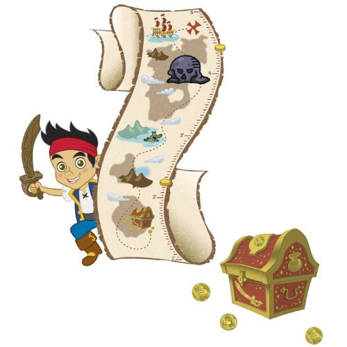 Jake and the Neverland Pirates Autocollants Muraux Tableau de Croissance Métrique