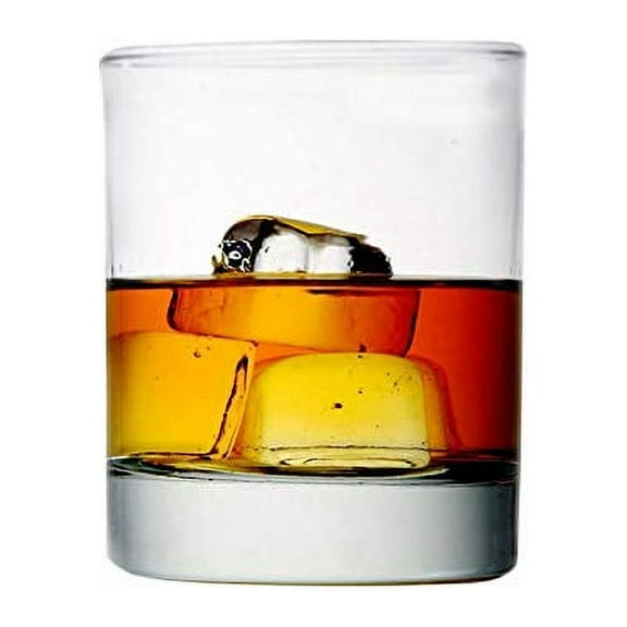 Vikko Whiskey Glasses, 10.25 Oz Scotch Glasses, Set of 6 Old Fashioned Glasses, Crystal Clear Bar Glass, Sturdy Base