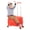 Red, variant on 20" Ride on Suitcase for Kids, Carry On Luggage with Kid Seat, Foldable Handlebars Pedals and Removable Wheels Holds up to 110 lbs Luggage Travel Rolling Suitcases for Boys Girls (Pink)
