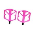 thumbnail image 2 of Almencla 2 Pcs Pédales de Vélo Pédales Plates pour Accessoires de Cyclisme Réparation de Vélo de Route Rose, 2 of 8