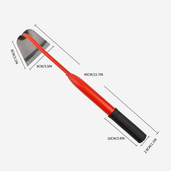 HengDidi Hollow Head Gardening Hand Hoe Tool, Ergonomic Weeder Soil Cultivator For Yard Planting Weed Removal Durable Farming Implement