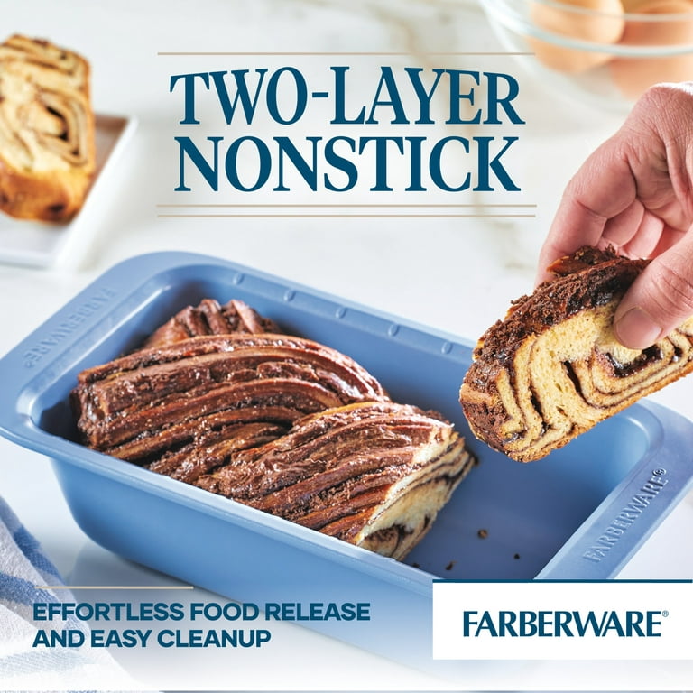 Farberware Bakeware Nonstick Cookie Pan and Cake Pan Set, 4-Piece