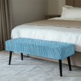 thumbnail image 2 of Chririnla Non Slip Dining Bench Covers for Hotel Dining Room, Polyester Spandex Soft Bench Seat Cover with Dust Resistant, 2 of 9