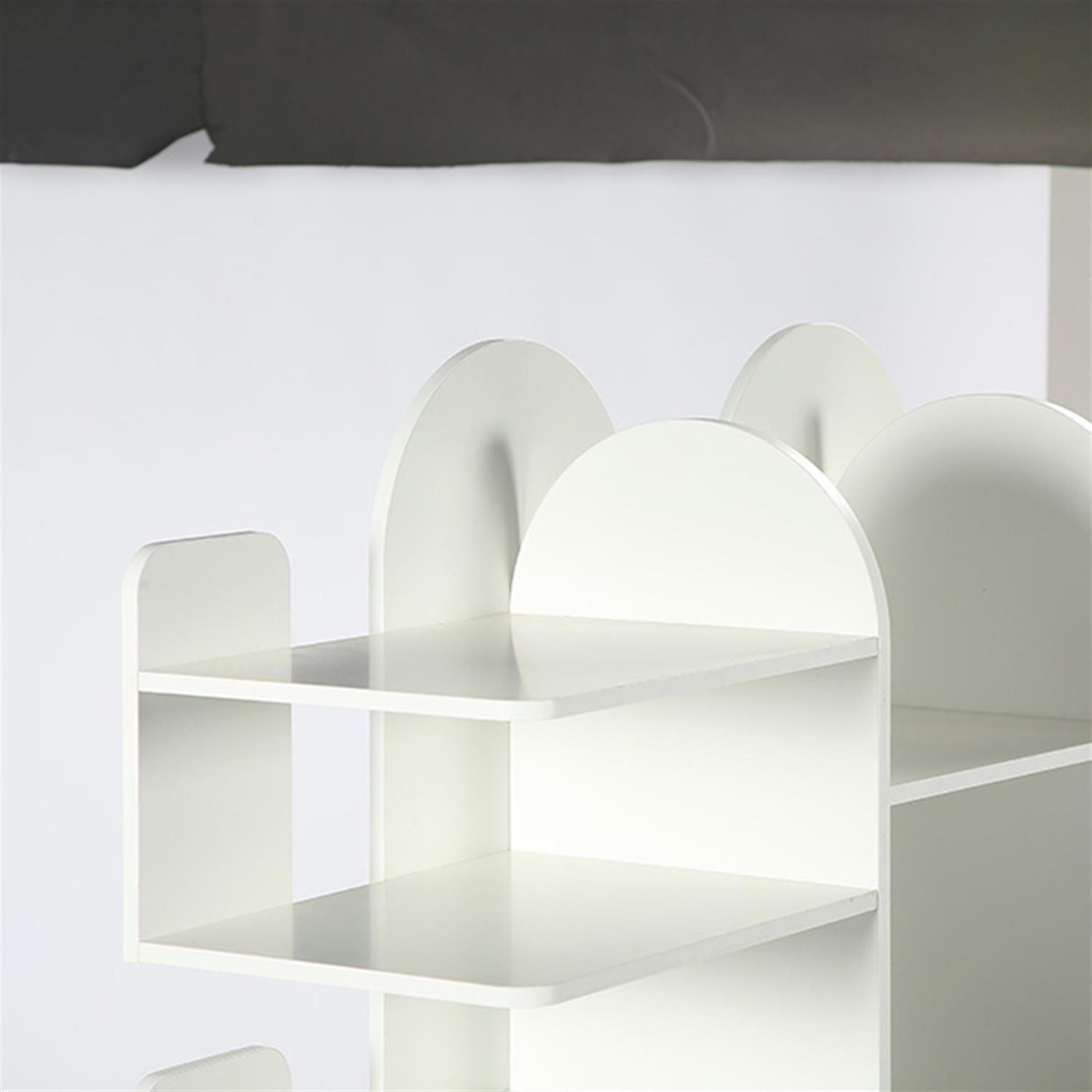 Demi Bonn Wooden Shoe Rack, 13-Tier Freestanding Entryway Shoe Organizer with Open Shelves, White