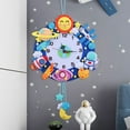 thumbnail image 3 of Luolandi 1 Set DIY Wall Clock Kit Felt Clock Wall Clock Kits Household Classrooms Handmade DIY Wall Decoration Supplies space, 3 of 9