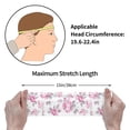 thumbnail image 7 of Wukai Rose Flowers Sports sweatband,Men & Women Sweatband Headband for Running, Cross Training, Racquetball, Working Out, 7 of 7